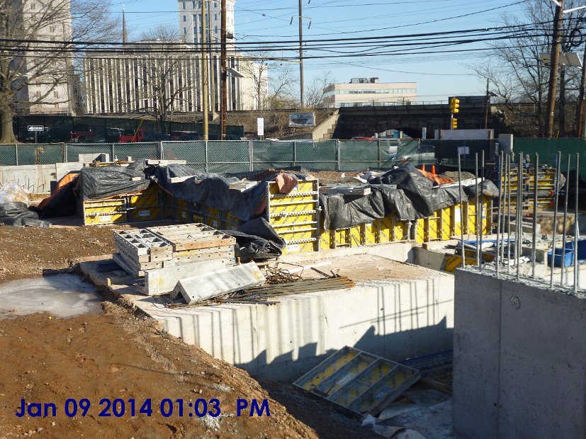 1) Formwork for Foundation Wall at Col Line 2.5